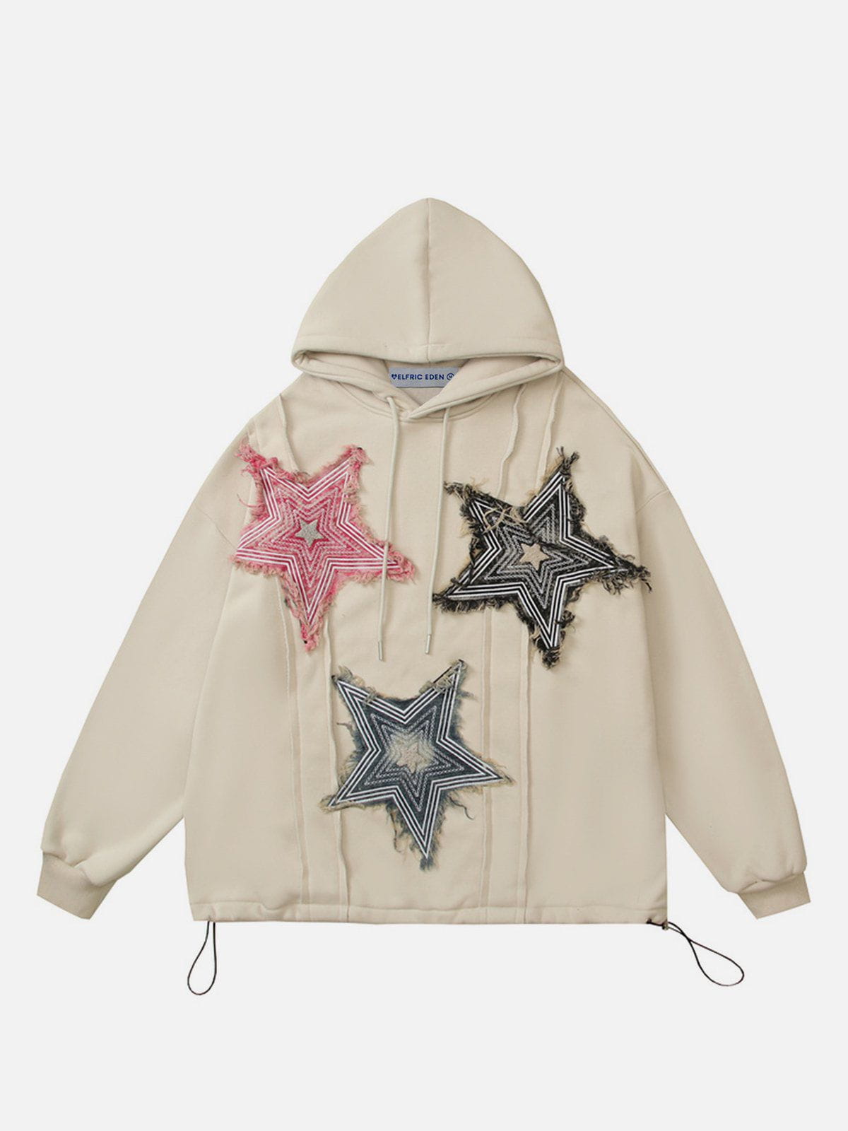 Aelfric Eden Star Applique Embroidery Hoodie