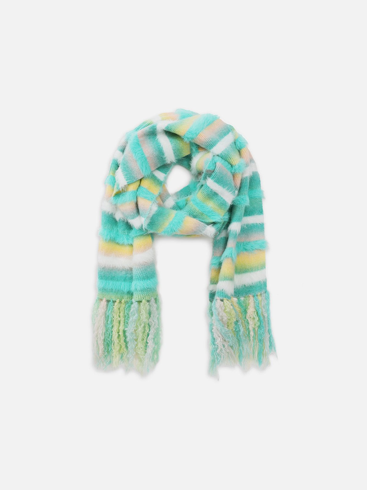 Christmas Stripe Gradient Scarf