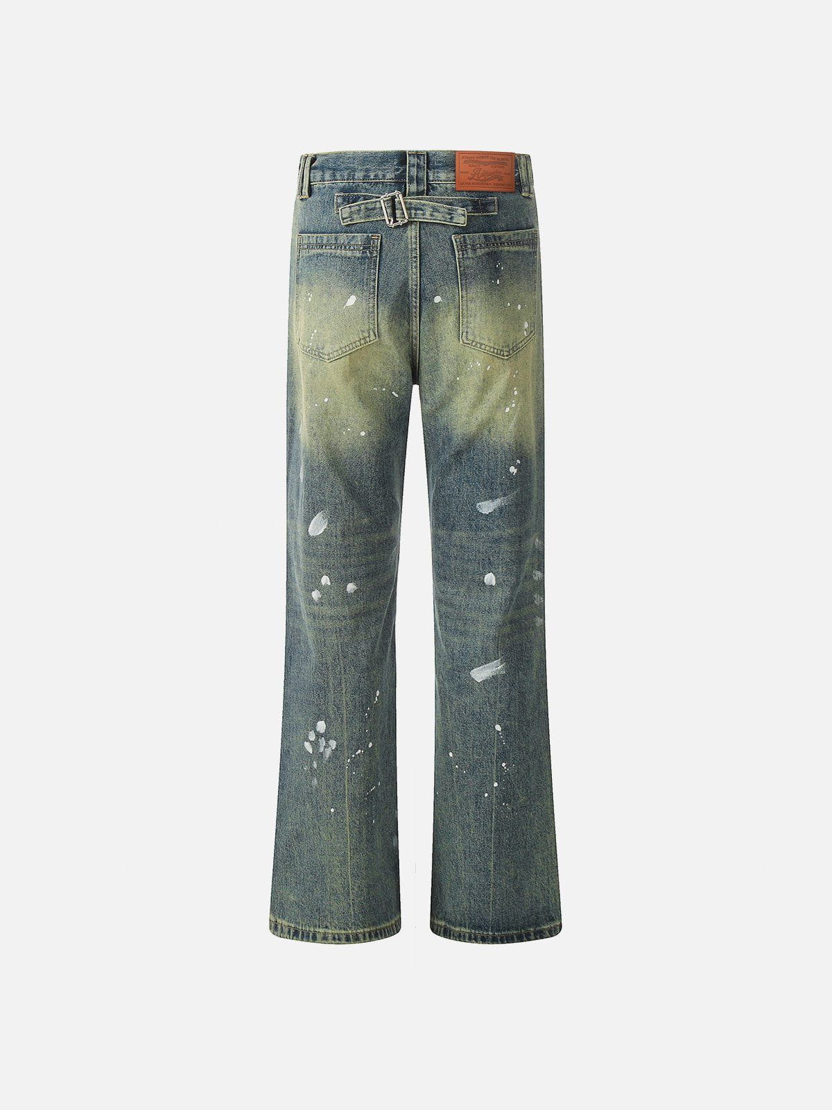 Aelfric Eden Splash-Ink Washed Jeans