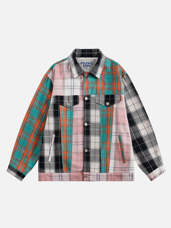 Aelfric Eden Multi Color Plaid Jacket