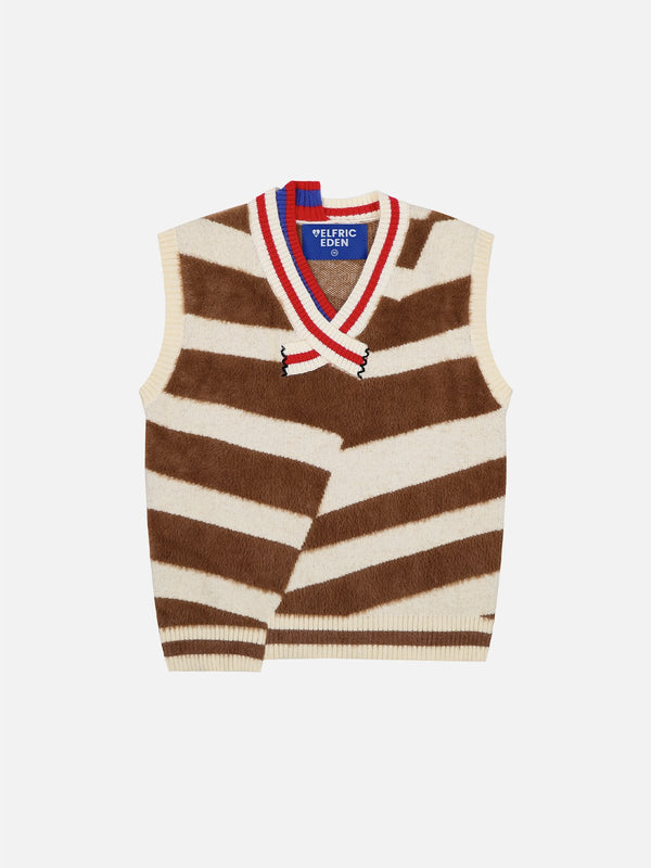 Aelfric Eden Irregular Stripe Sweater Vest