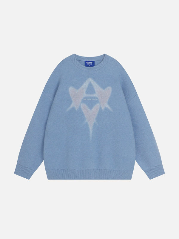 Aelfric Eden Blurring Star Graphic Sweater