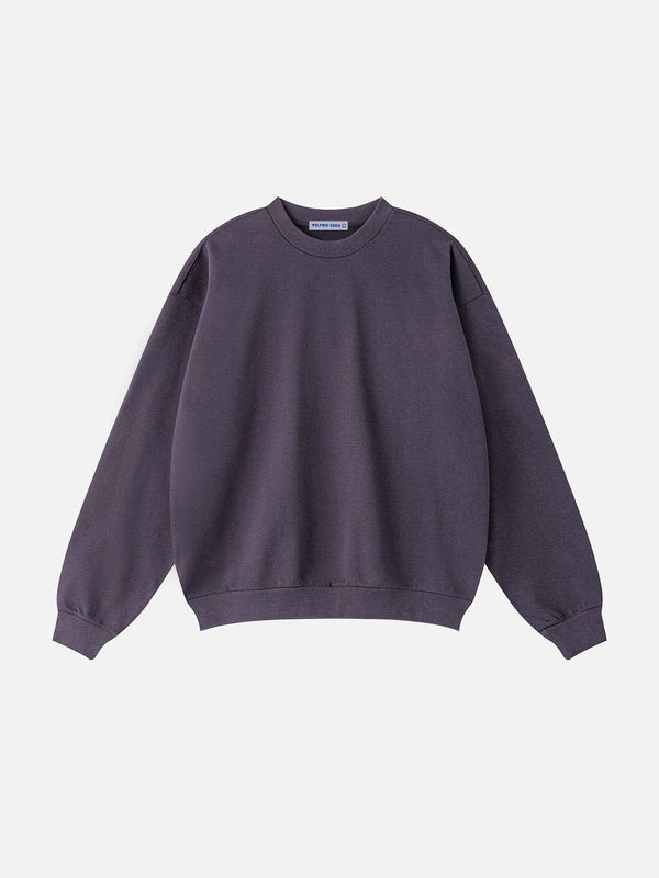 Aelfric Eden Basic Solid Oversized Sweatshirt