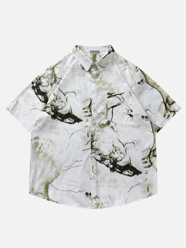 Aelfric Eden Futuristic Liquid Metal Shirt - Limotees