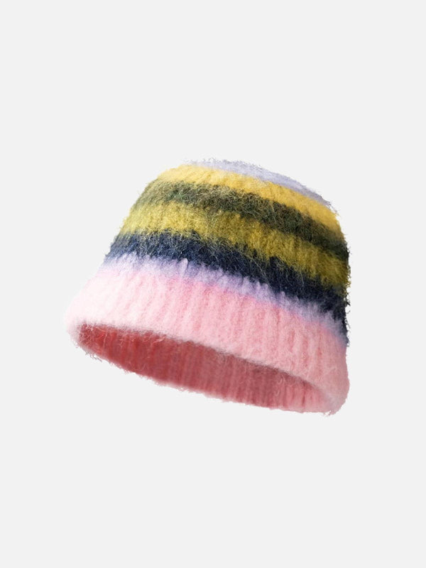 Colorful Stripe Bucket Hat