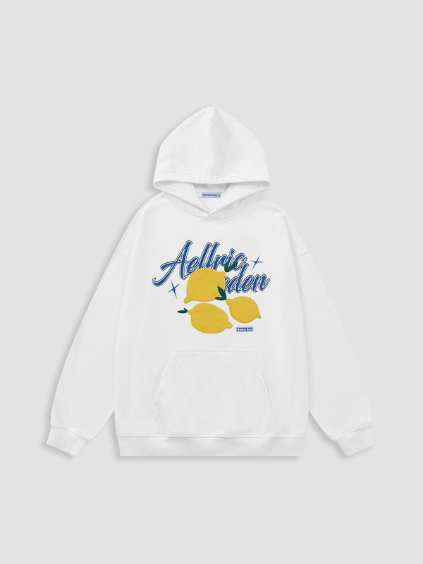 Aelfric Eden Lemon Print Hoodie