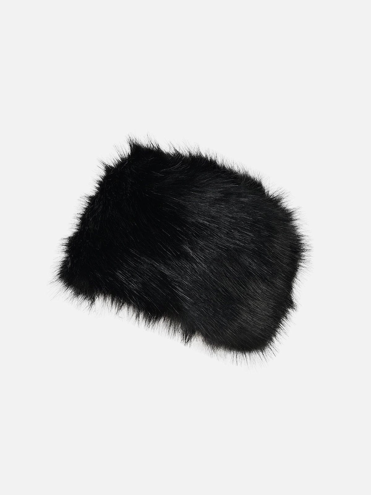 Plush Faux Fur Hat