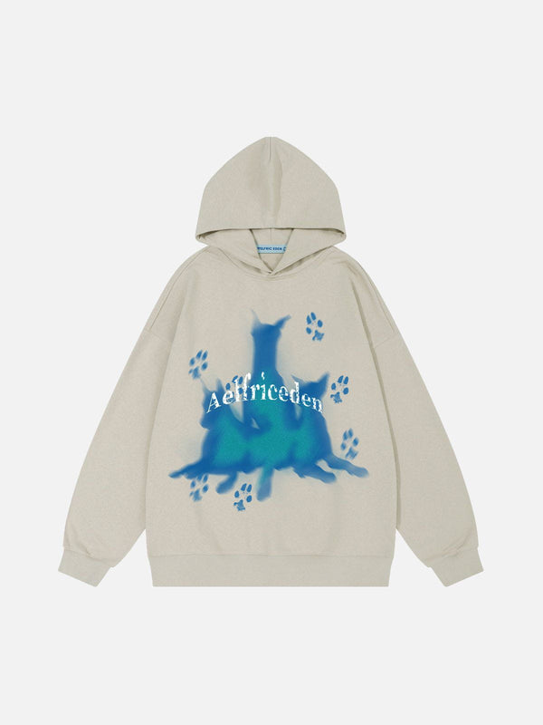 [Pre-Order] Aelfric Eden Blurring Doberman Print Hoodie