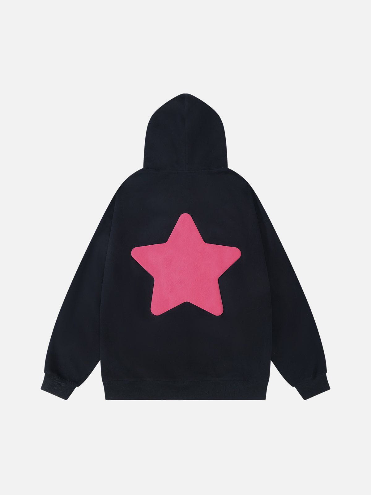 Aelfric Eden Mountain Star Print Hoodie