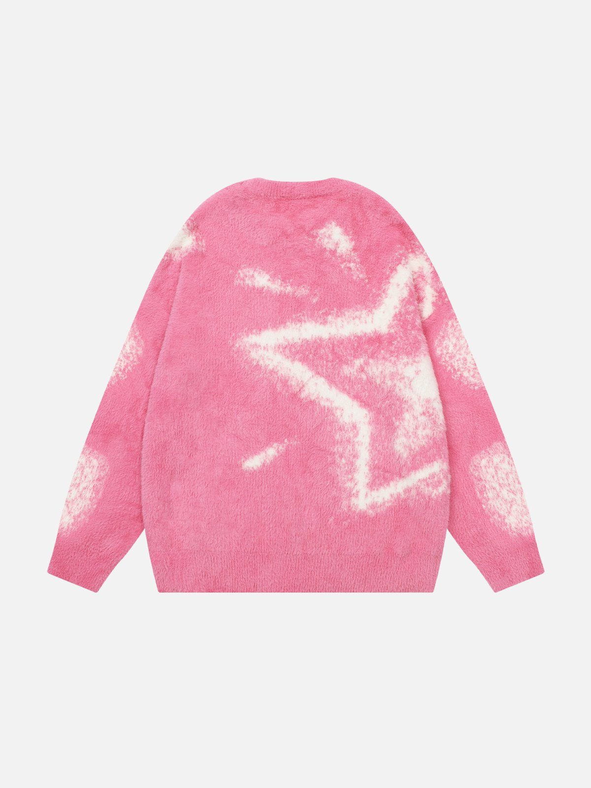 Aelfric Eden Star Graphic Pink Sweater