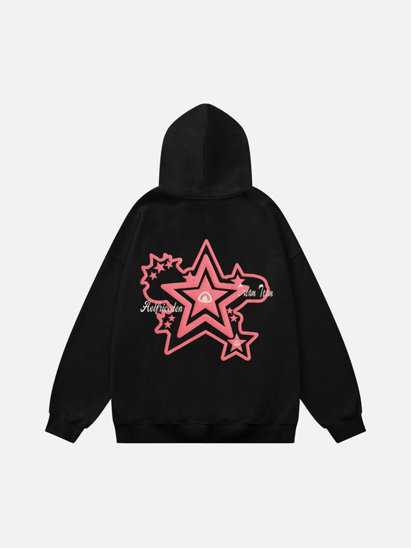 Aelfric Eden Star Foam Printing Hoodie