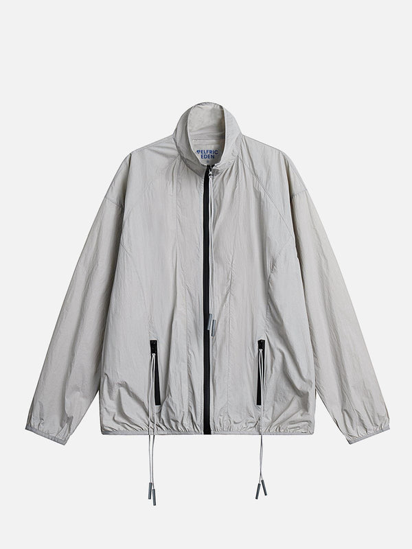 Aelfric Eden Solid Stand Collar Jacket