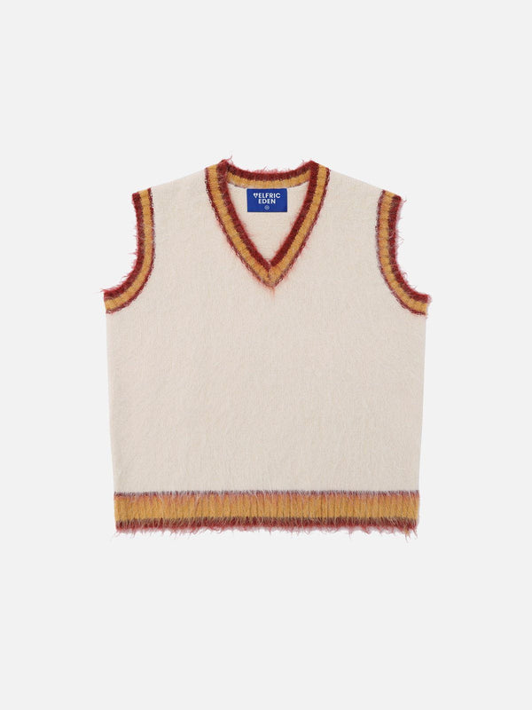 Aelfric Eden Vintage Color Blocking Sweater Vest