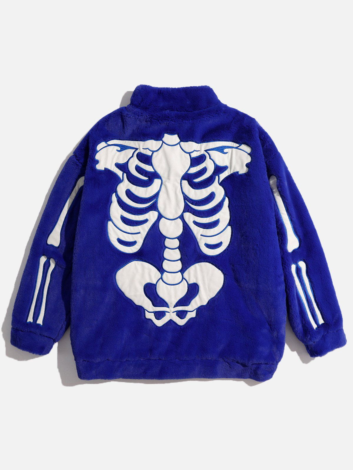 Aelfric Eden Applique Embroidery Skull Fleece Coat – Aelfric eden