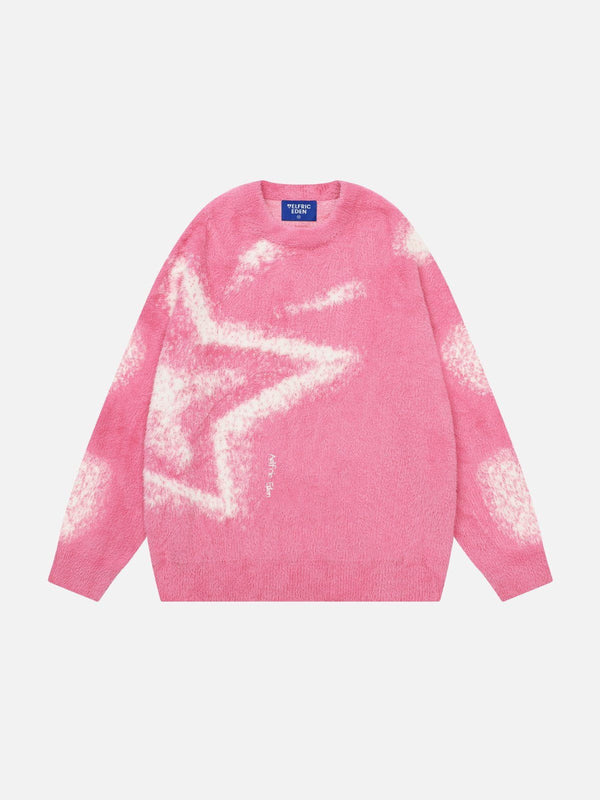 [Pre-Order] Aelfric Eden Star Graphic Pink Sweater