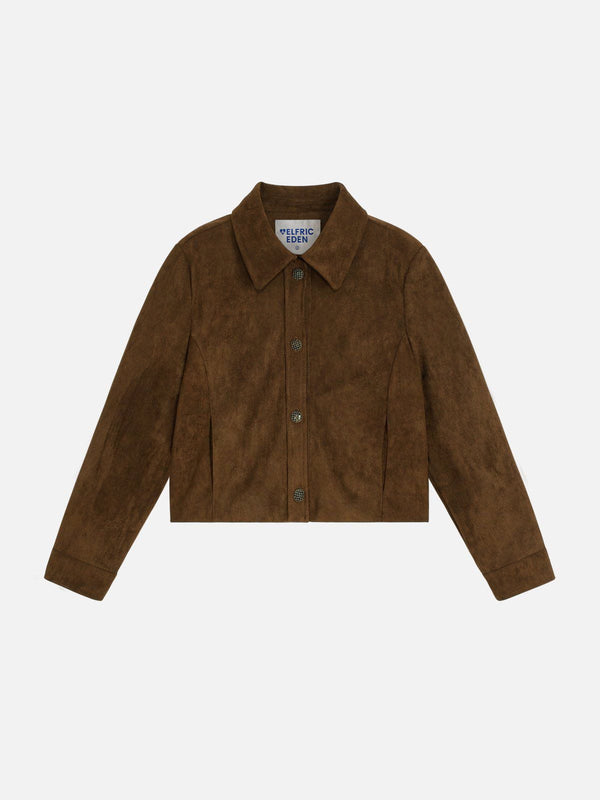 Aelfric Eden Cropped Suede Jacket