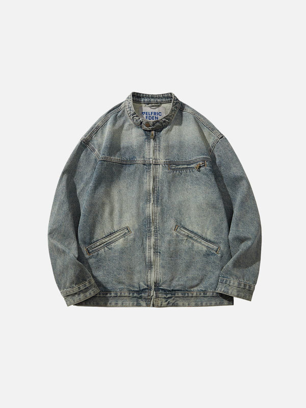 Aelfric Eden Basic Washed Denim Jacket