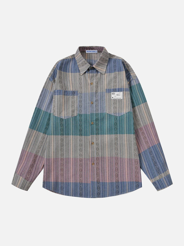 Aelfric Eden Multi Colorful Long Sleeve Shirt