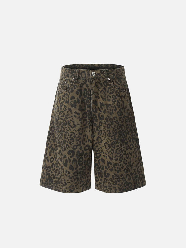 Aelfric Eden Leopard Print Jorts