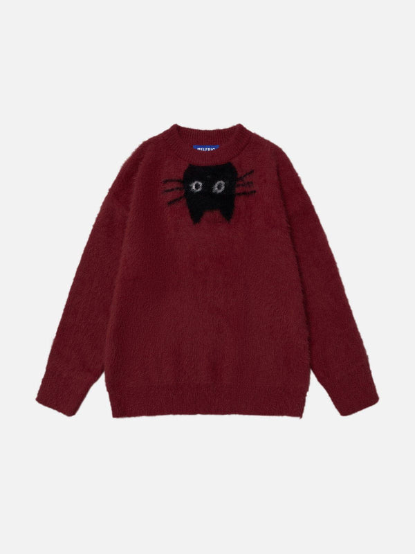 Aelfric Eden Cute Black Cat Sweater