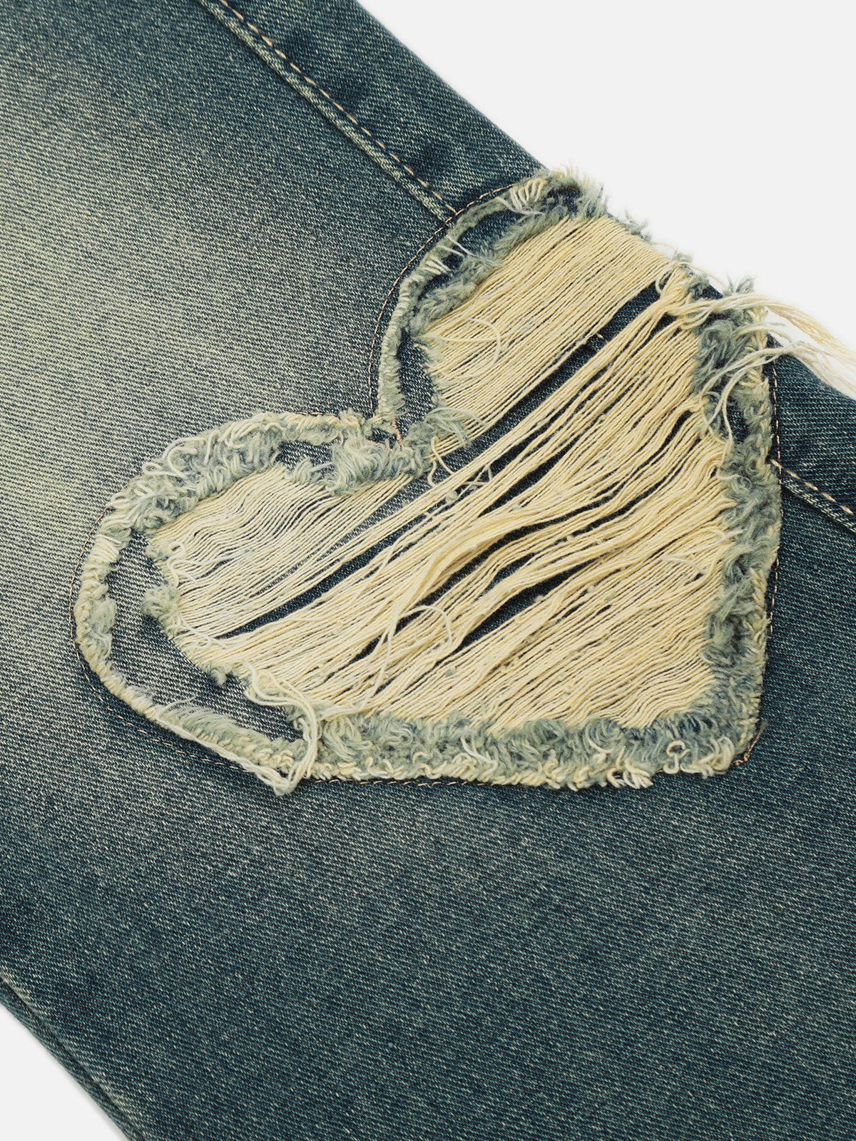 Aelfric Eden Distressed Star Heart Jeans