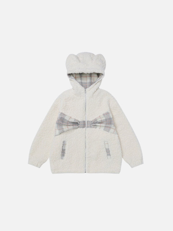 Aelfric Eden Cute Bear Ear Sherpa Coat