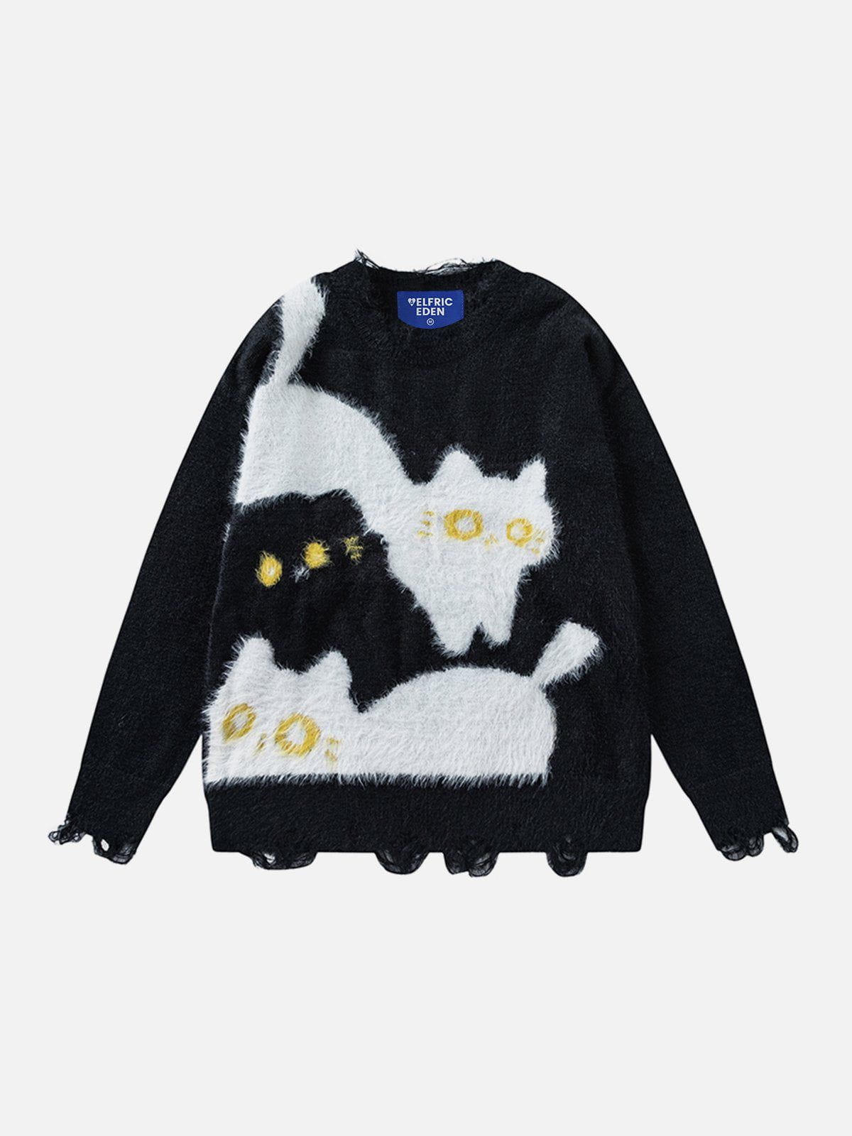 Aelfric Eden Color Blocking Cat Sweater