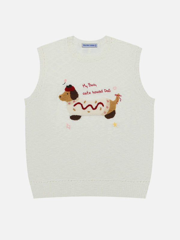 Aelfric Eden Embroidery Dog Sweater Vest