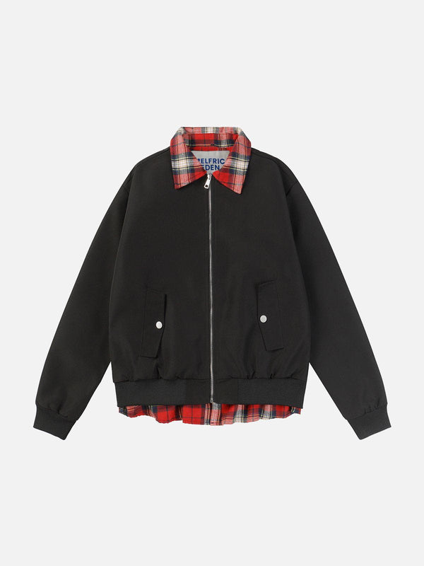 Aelfric Eden Plaid Patchwork Jacket