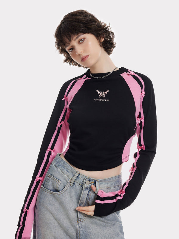 Aelfric Eden Embroidery Butterfly Long Sleeve Tee