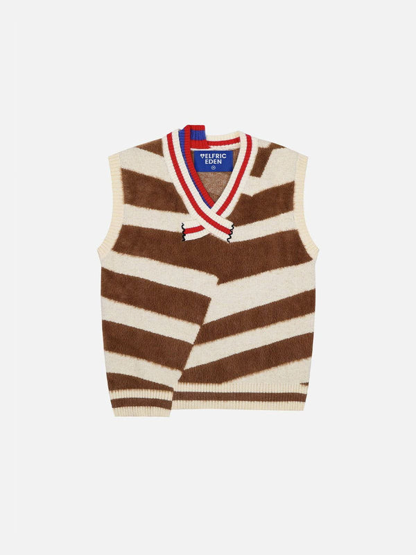 Aelfric Eden Irregular Stripe Sweater Vest