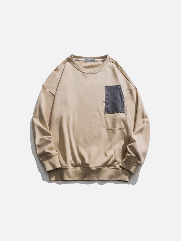 Aelfric Eden Color Blocking Pocket Sweatshirt