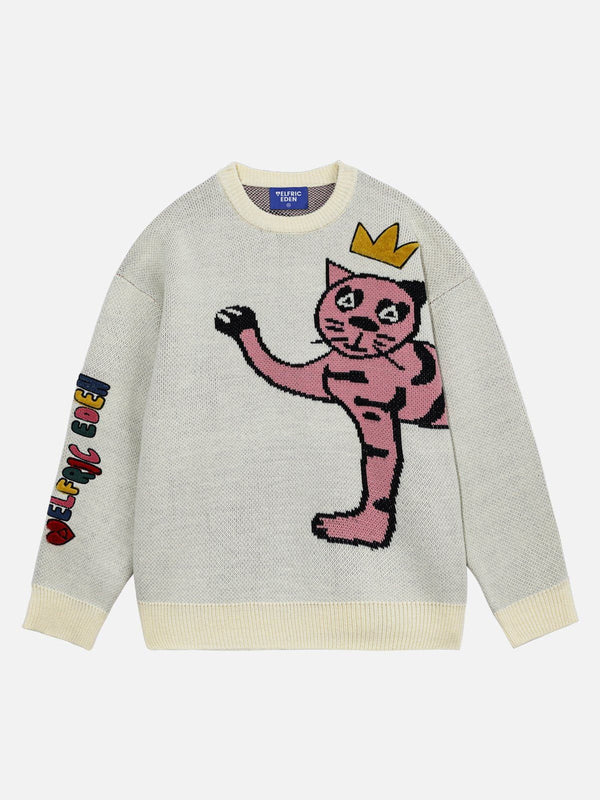 Aelfric Eden Jacquard Cat Sweater @iggybellyy