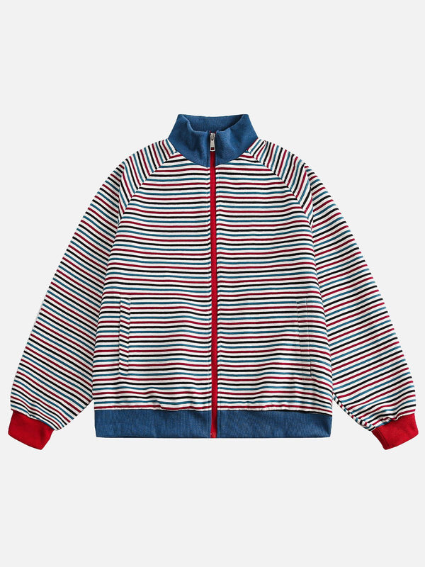 Aelfric Eden Multi Color Stripe Jacket