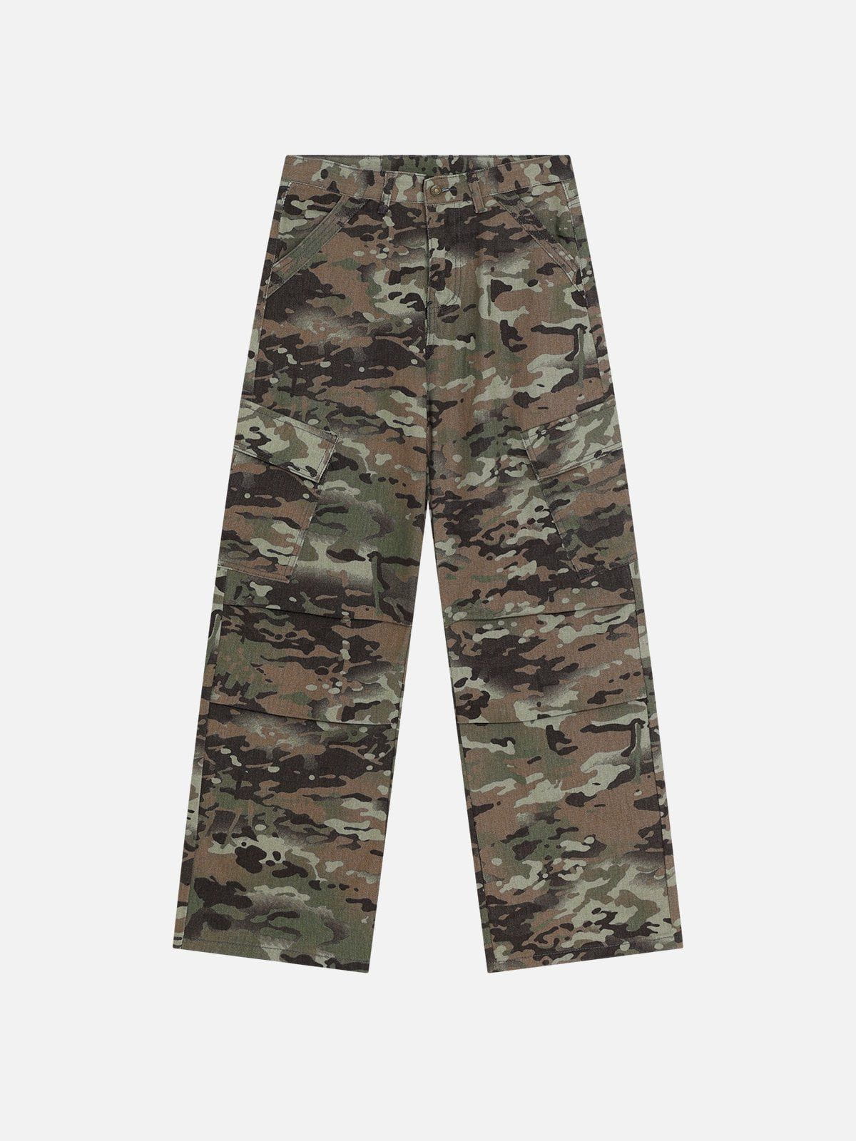 Aelfric Eden Multi Pocket Camouflage Loose Jeans