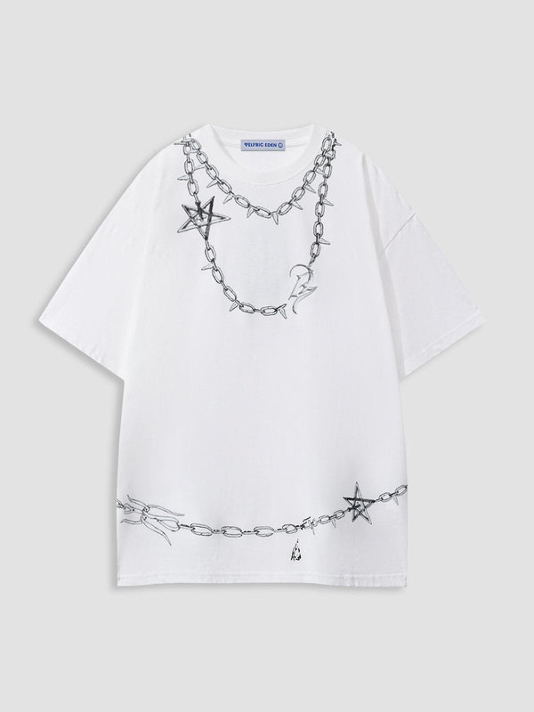 Aelfric Eden Star Chain Print Tee