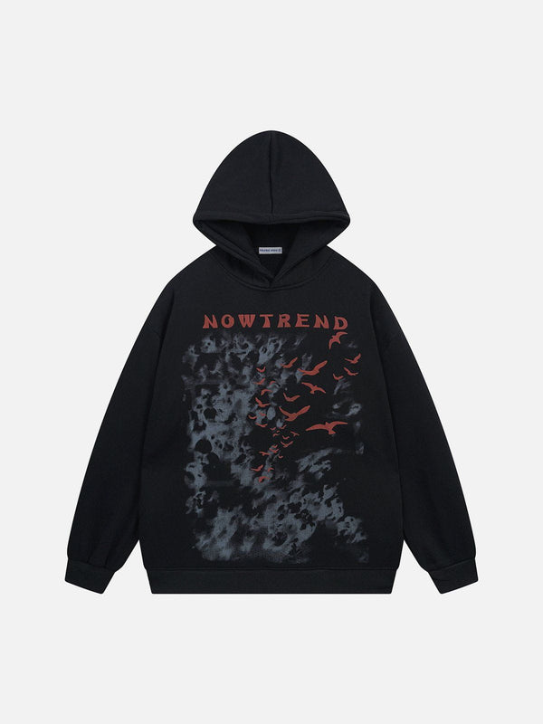 Aelfric Eden Inkjet Graffiti Print Hoodie