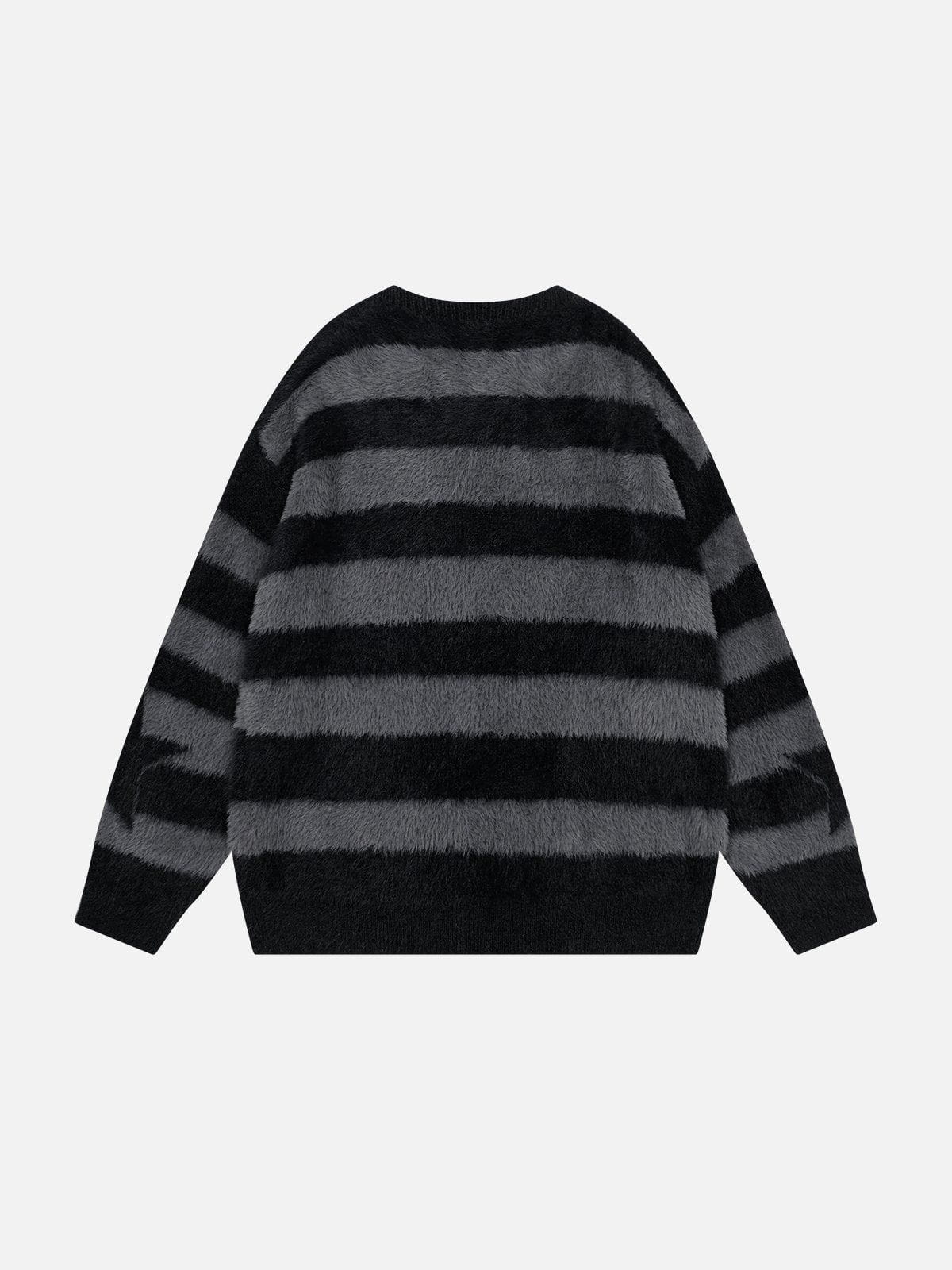 Aelfric Eden Stripe Star V-Neck Sweater