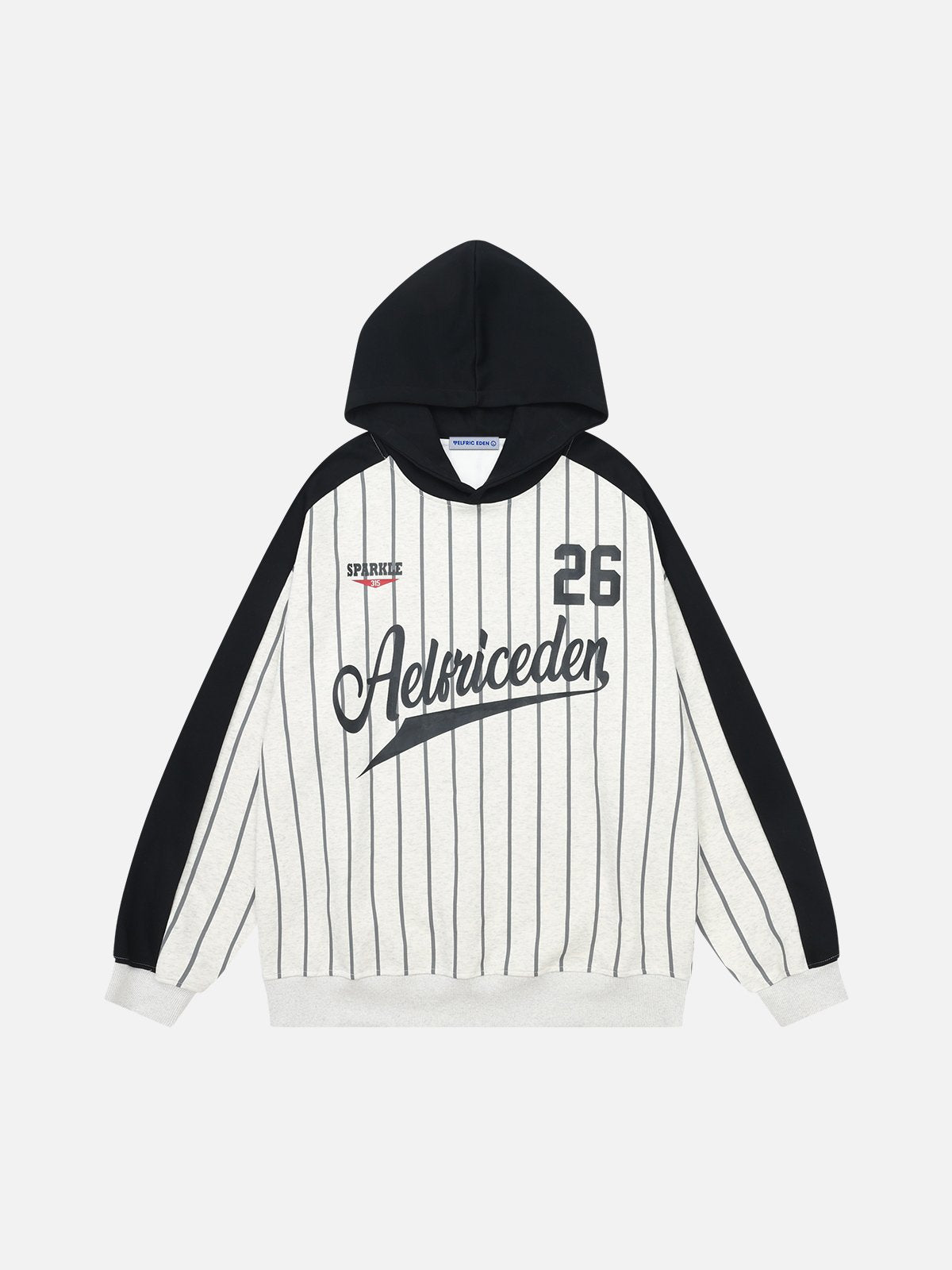 Aelfric Eden Vintage Stripe Graphic Hoodie