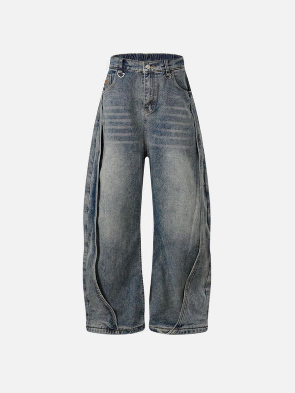 Aelfric Eden Deconstruction Patchwork Washed Loose Jeans