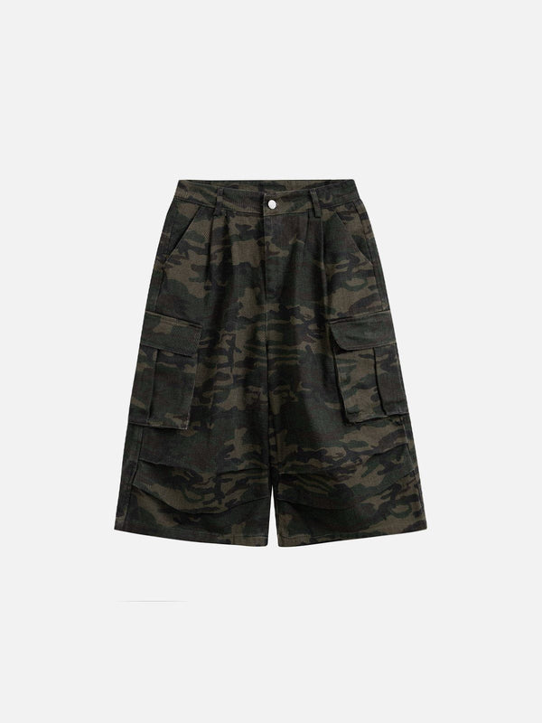 Aelfric Eden Camo Longline Cargo Shorts