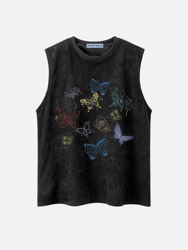 Aelfric Eden Colorful Butterfly Tank Top