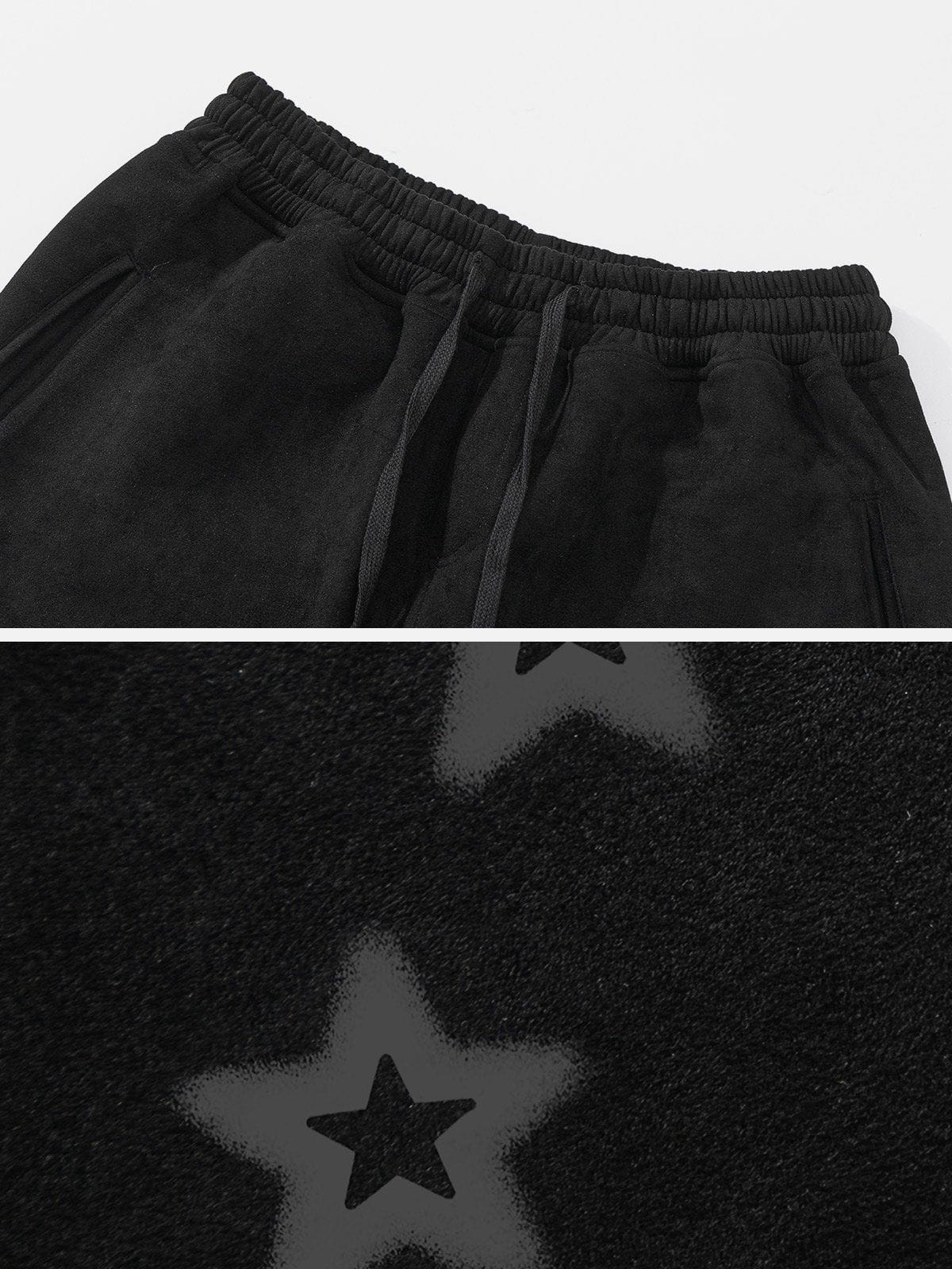 Aelfric Eden Star Print Drawstring Sweatpants