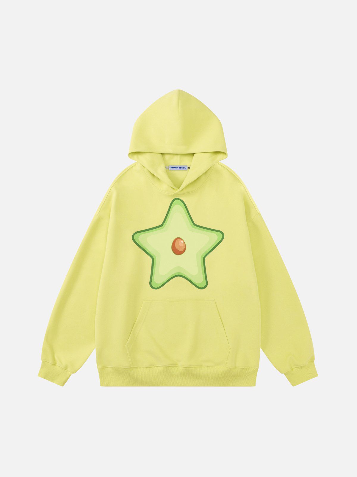 Aelfric Eden Avocado Star Print Hoodie