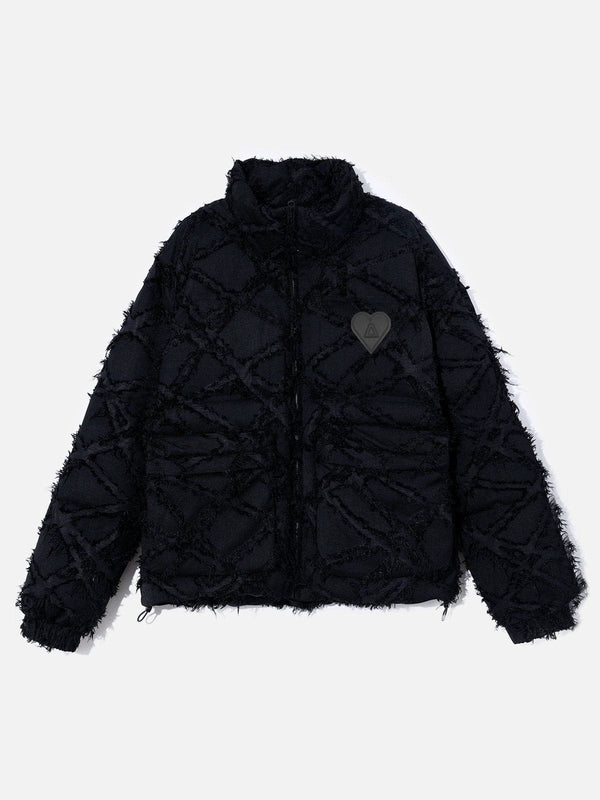 Aelfric Eden Solid Fringe Puffer Down Coat