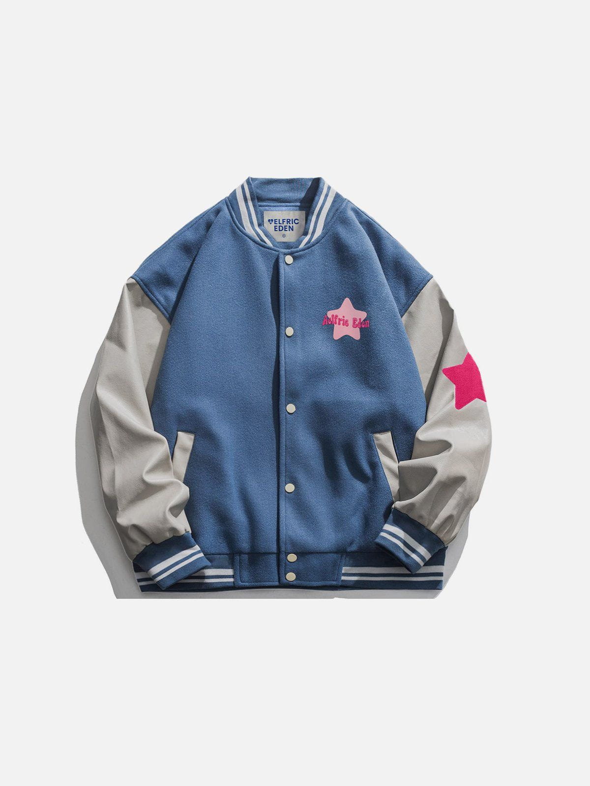 Aelfric Eden Towel Embroidery Star Varsity Jacket