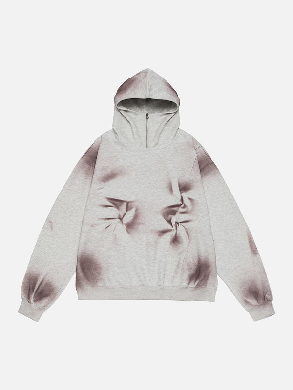 Aelfric Eden Dirt Color Dip-Dyed Hoodie