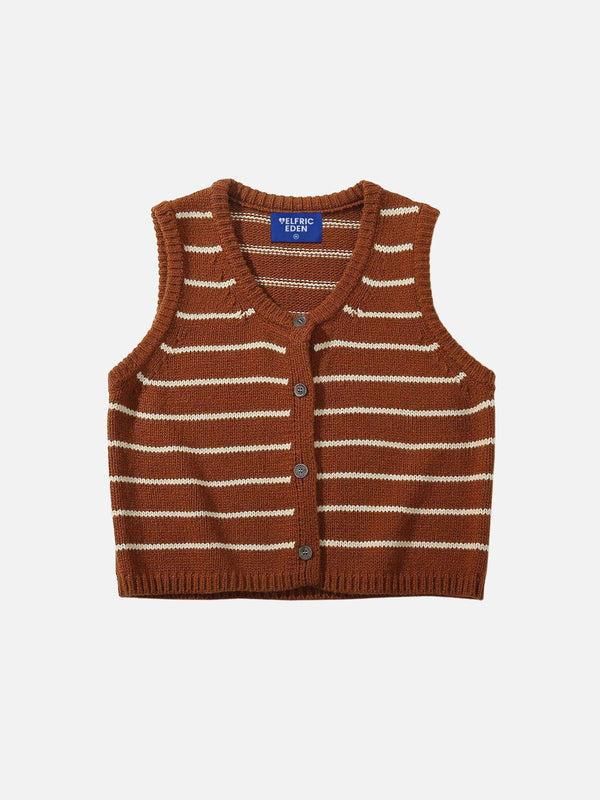 Aelfric Eden Stripe Wool Sweater Vest