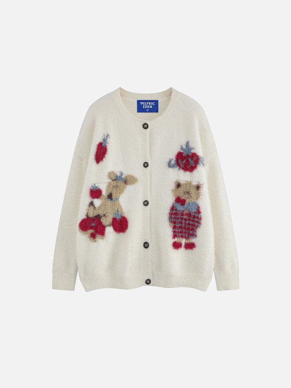 Aelfric Eden Christmas Graphic Cardigan