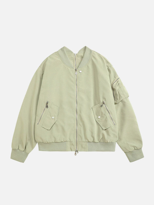 Aelfric Eden Irregular Collar Bomber Jacket